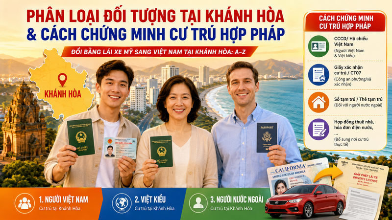 Phân loại đối tượng tại Khánh Hòa & cách chứng minh cư trú hợp pháp