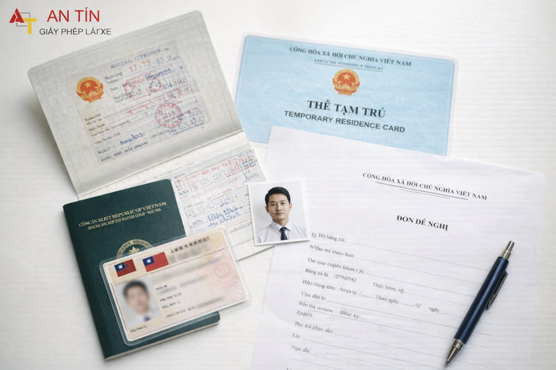 Đổi bằng lái xe Đài Loan sang Việt Nam tại Đồng Nai 4 Hồ sơ đổi giấy phép lái xe Đài Loan sang Việt Nam (chuẩn, hạn chế bị trả)