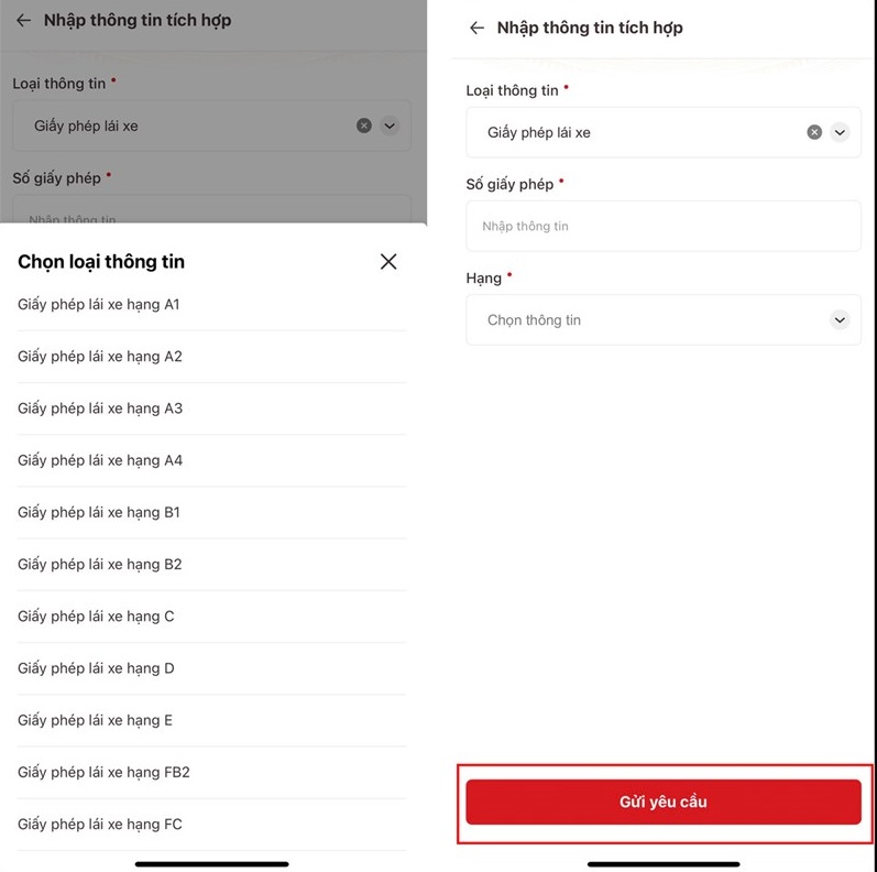hướng dẫn tích hợp bằng lái xe vào ứng dụng VneID Hướng Dẫn Tích Hợp Bằng Lái Xe Vào Ứng Dụng VNeID 5
